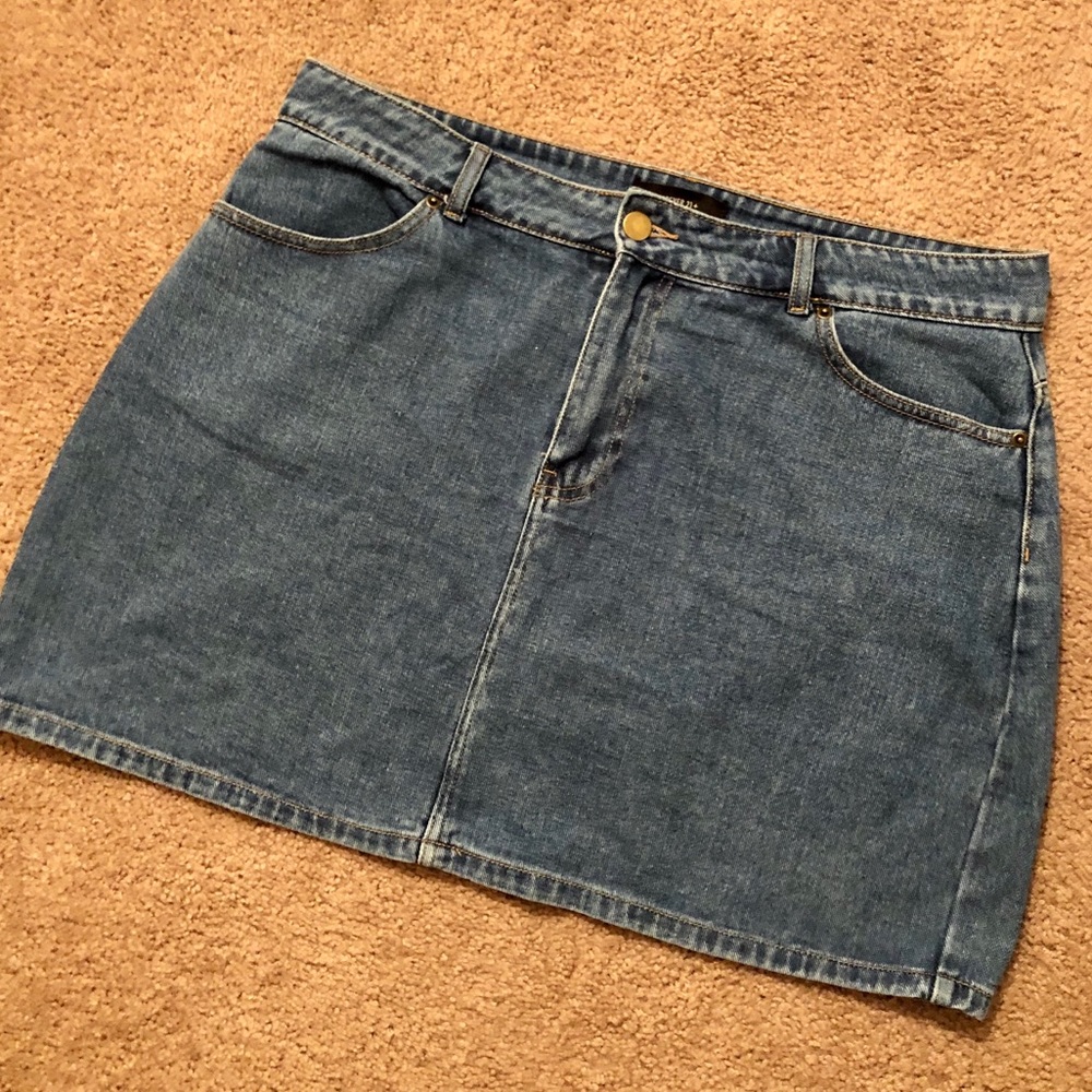 Forever 21+ Jean mini skirt